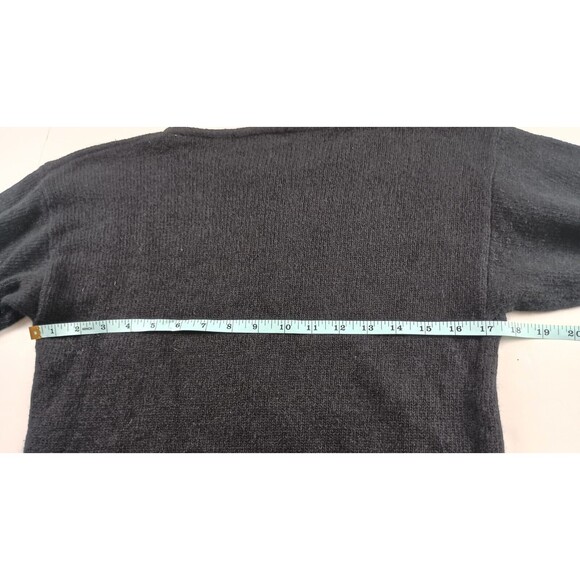 Vintage David Benjamin Womens M Sweater Black Blue Purple Sequined Pullover Silk - Picture 7 of 8